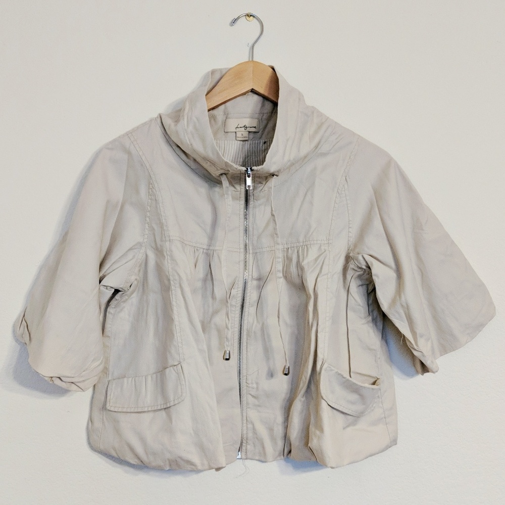 NWT Forever21 3/4 Sleeve Trench Khaki Jacket